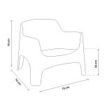 RENKIS - poltrona in resina