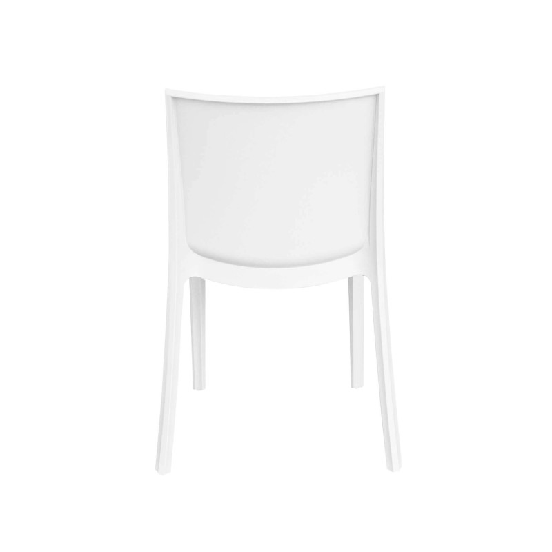 PERLA - sedia in resina impilabile da esterno e interno