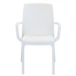 ALMA - poltrona da giardino impilabile in wicker stampato