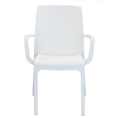 ALMA - poltrona da giardino impilabile in wicker stampato