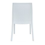 ALMA - sedia da giardino impilabile in wicker stampato