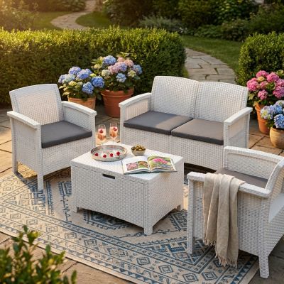 VENEZIA - salotto da esterno in resina