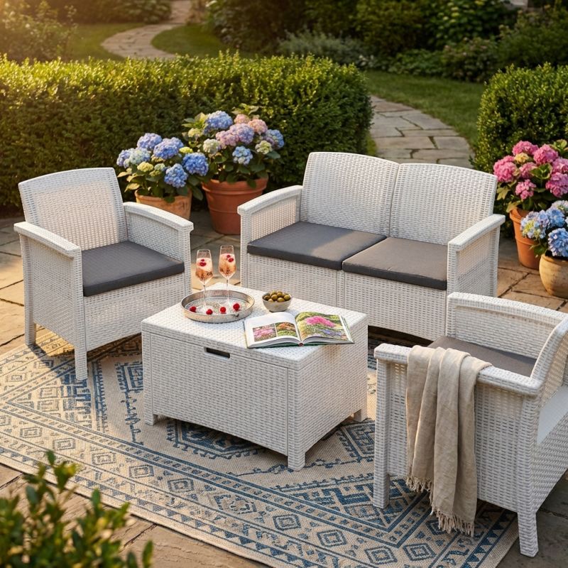 VENEZIA - salotto da esterno in resina