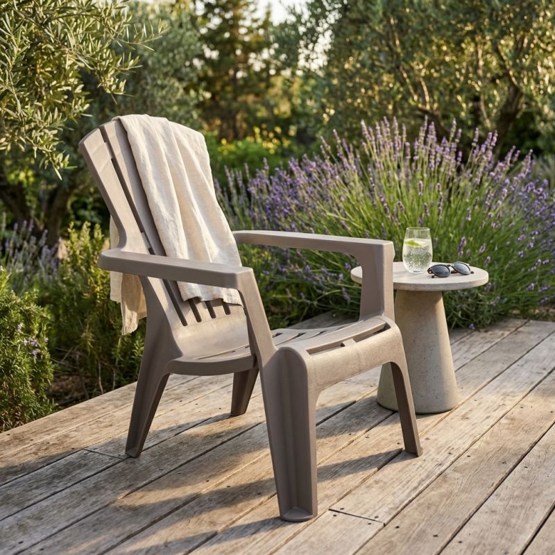 MARYLAND - poltrona da giardino in plastica