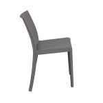 PERLA - sedia in resina impilabile da esterno e interno