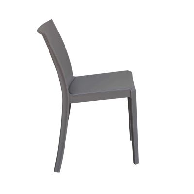 PERLA - sedia in resina impilabile da esterno e interno