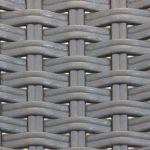 ALMA - sedia da giardino impilabile in wicker stampato