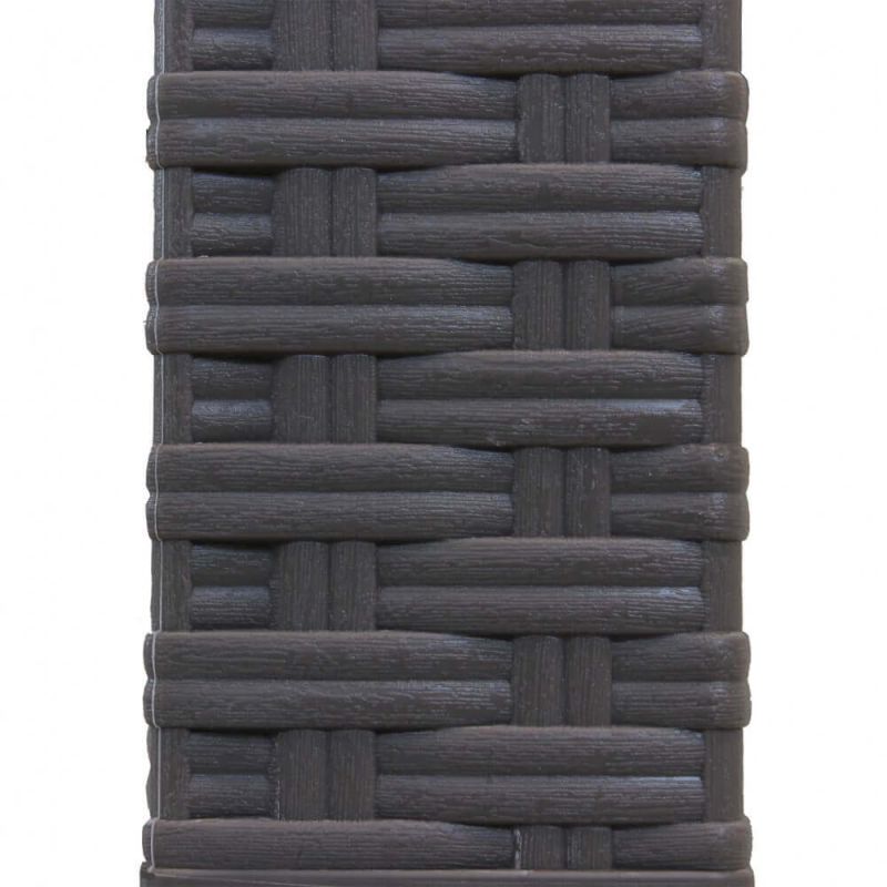 CALIGOLA - tavolo da giardino in resina effetto rattan