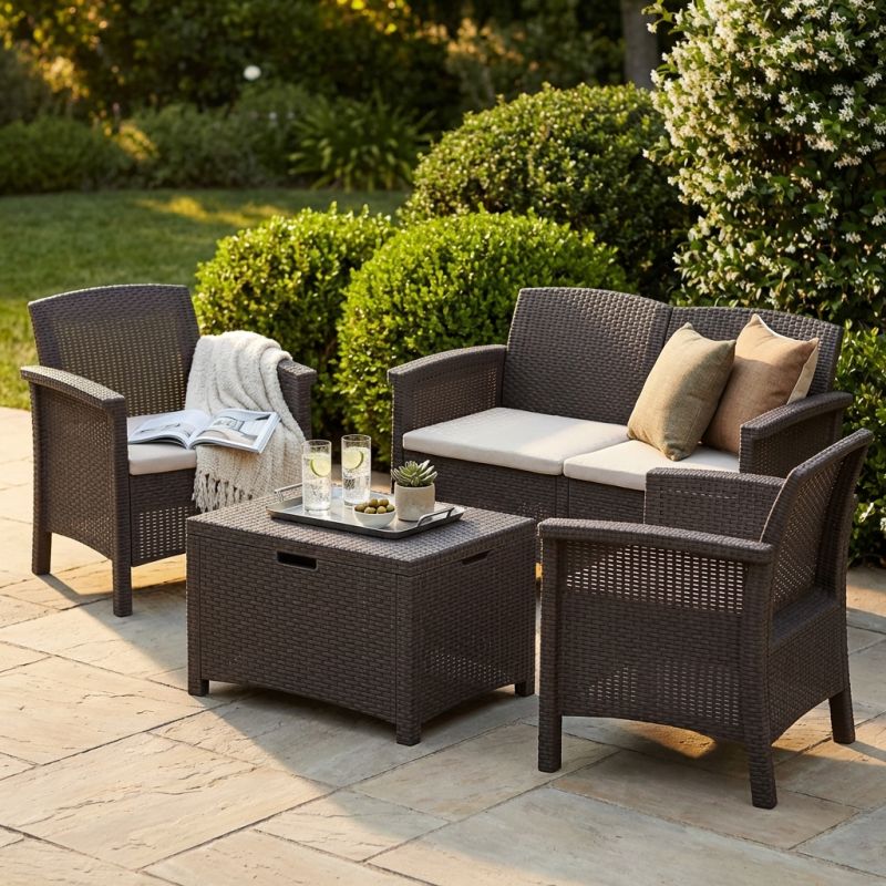 VENEZIA - salotto da esterno in resina