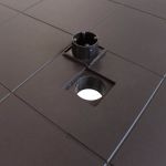 CALIGOLA - tavolo da giardino in resina effetto rattan