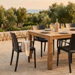 VICTORIA - poltrona in resina impilabile da esterno e interno