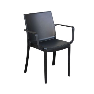 VICTORIA - poltrona in resina impilabile da esterno e interno