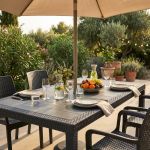 CALIGOLA - tavolo da giardino in wicker