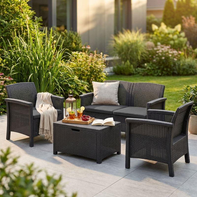 VENEZIA - salotto da esterno in resina