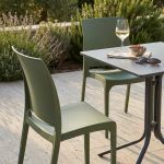 VOLGA - sedia da giardino in plastica