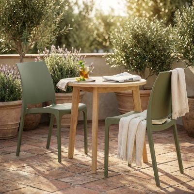 VOLGA - sedia da giardino in plastica