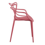 LALU - sedia in plastica set da 2