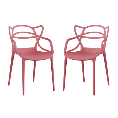 LALU - sedia in plastica set da 2