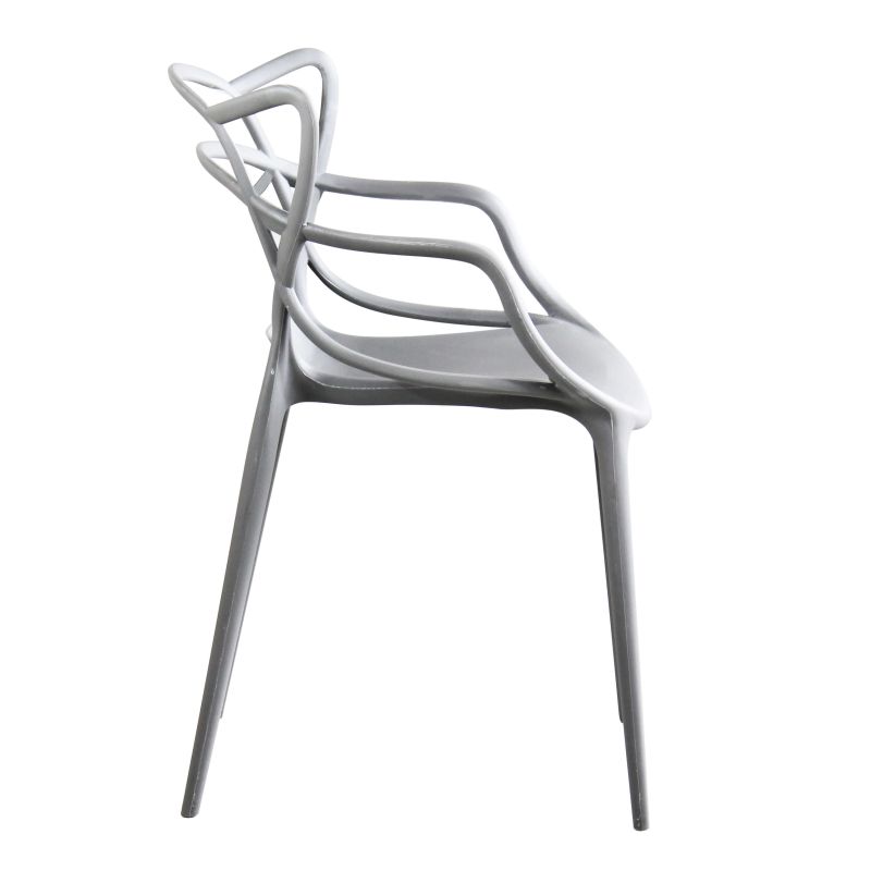 LALU - sedia in plastica set da 2