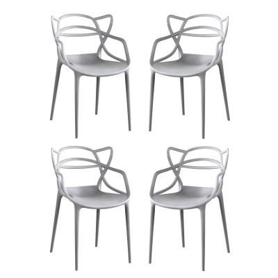 LALU - sedia in plastica set da 4