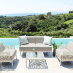 ASH - Poltrona da giardino in polipropilene