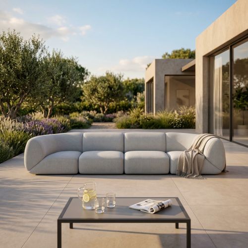 PETALUMA - Set salotto da giardino modulare