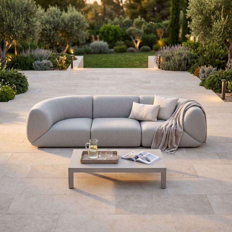 PETALUMA - Set salotto da giardino modulare