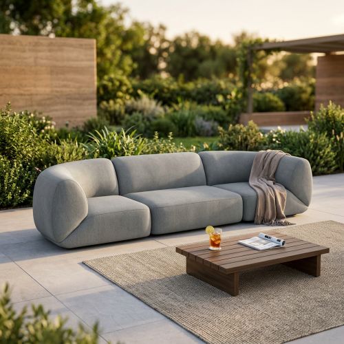 PETALUMA - Set salotto da giardino modulare