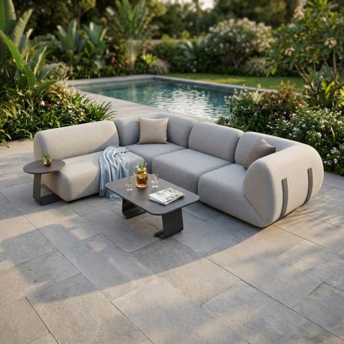 PETALUMA - Set salotto da giardino modulare