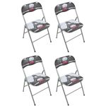 LUCIE - sedia pieghevole salvaspazio set da 4 city