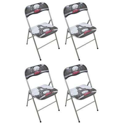 LUCIE - sedia pieghevole salvaspazio set da 4 city