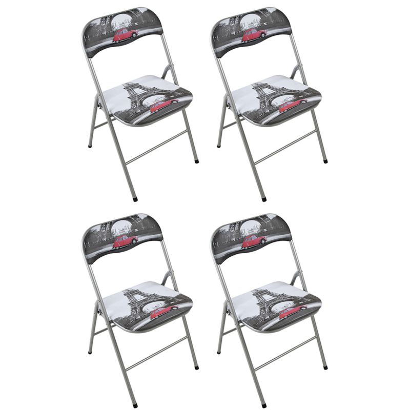 LUCIE - sedia pieghevole salvaspazio set da 4 city