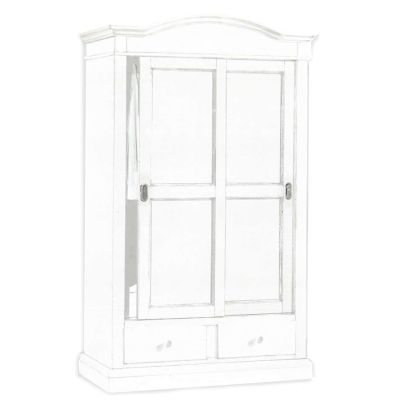 SOLARIA - armadio due ante in legno massiccio