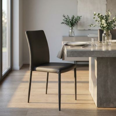 VIOLETTA - sedia moderna in ecopelle