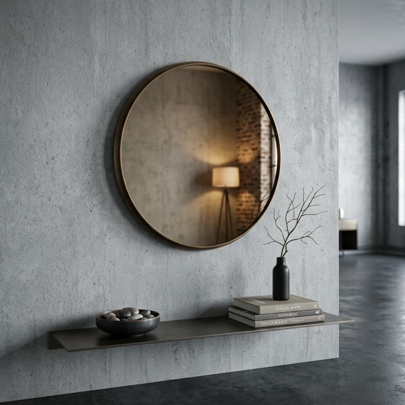 CORONA - specchio rotondo