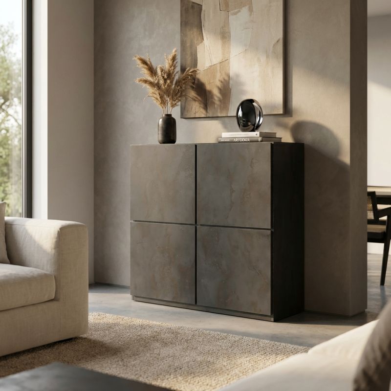 THALIA - credenza moderna con ante ammortizzate