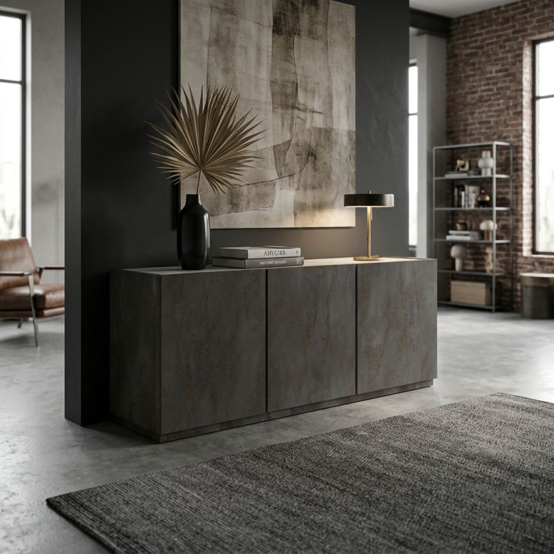 ODYSSEA - madia moderna con ante ammortizzate