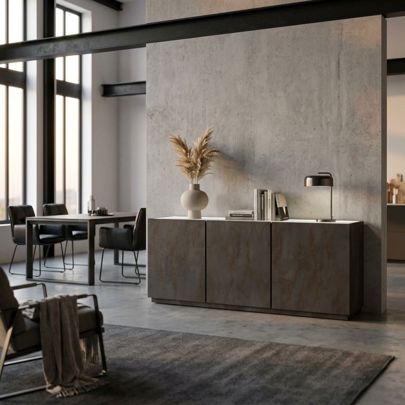 ODYSSEA - madia moderna con ante ammortizzate