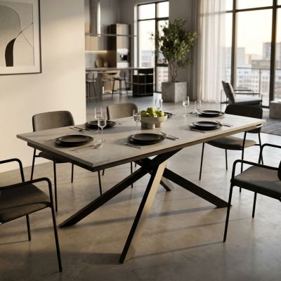 RIGEL - tavolo da pranzo allungabile da 120 cm