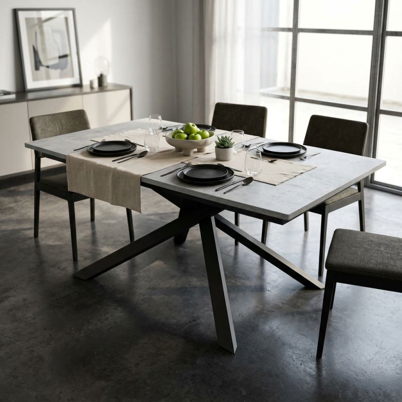 RIGEL - tavolo da pranzo allungabile da 140 cm