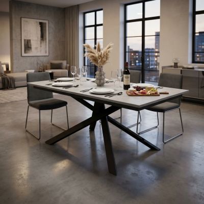 RIGEL - tavolo da pranzo allungabile da 160 cm