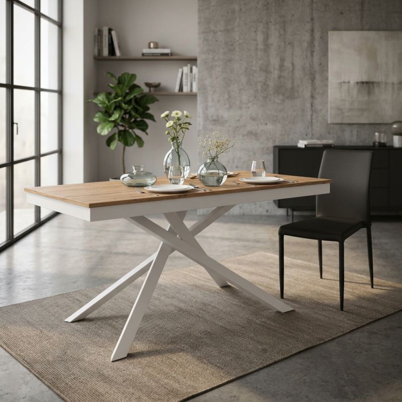 CANOPUS - tavolo da pranzo allungabile