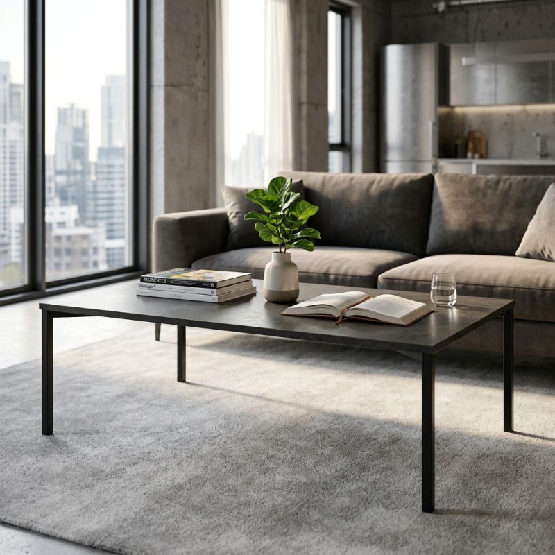 CLIO - tavolino per salotto rettangolare