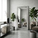 TERPSICHORE - specchio moderno rettangolare