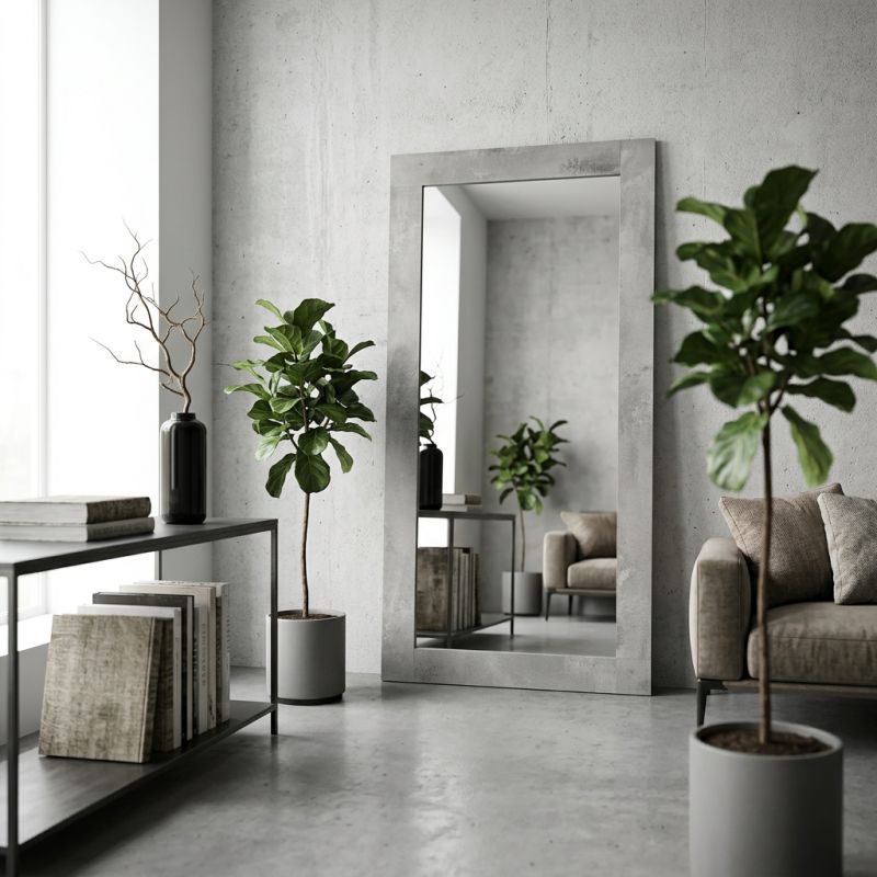 TERPSICHORE - specchio moderno rettangolare