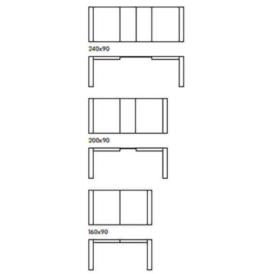 APOLLO - tavolo da pranzo allungabile