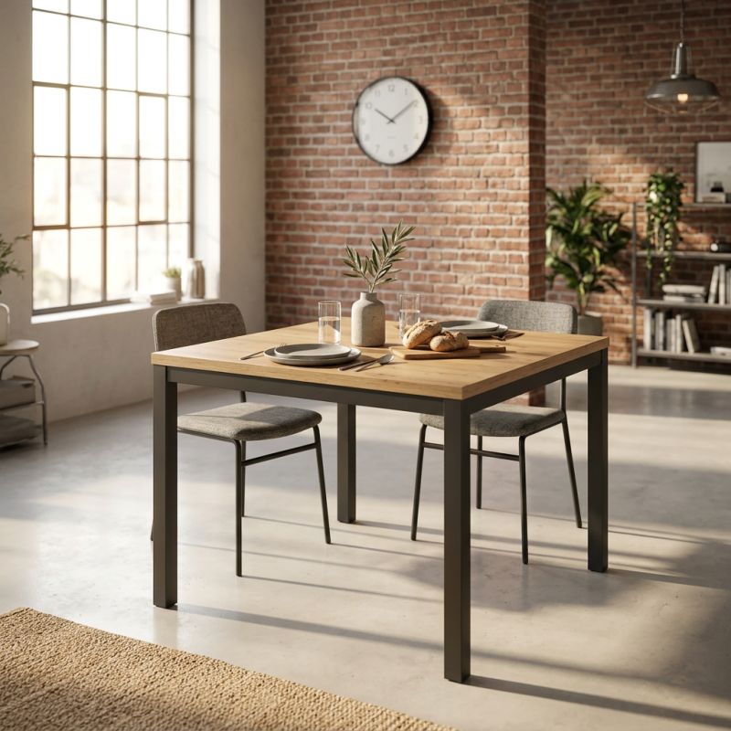 HERA - tavolo da pranzo allungabile quadrato