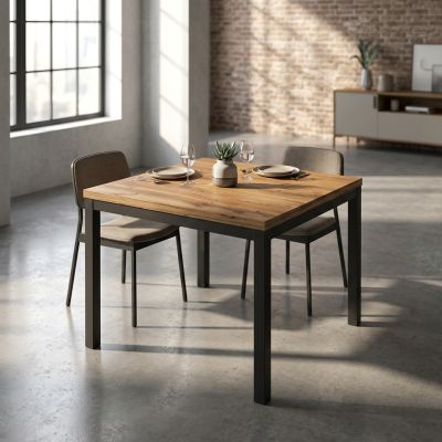 HERA - tavolo da pranzo allungabile quadrato