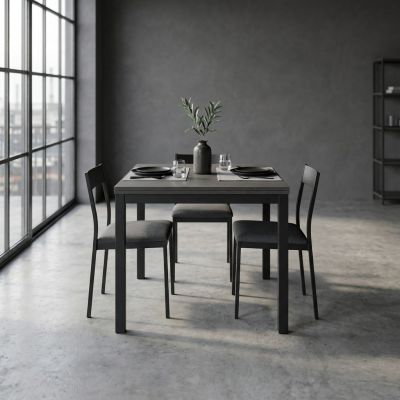 HERA - tavolo da pranzo allungabile quadrato