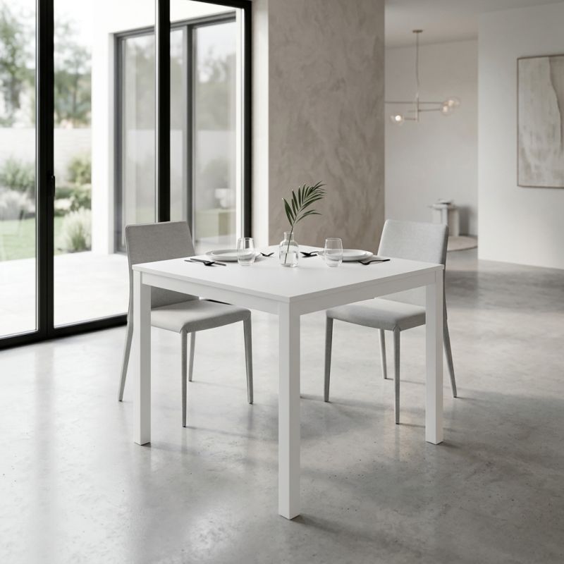 HERA - tavolo da pranzo allungabile quadrato
